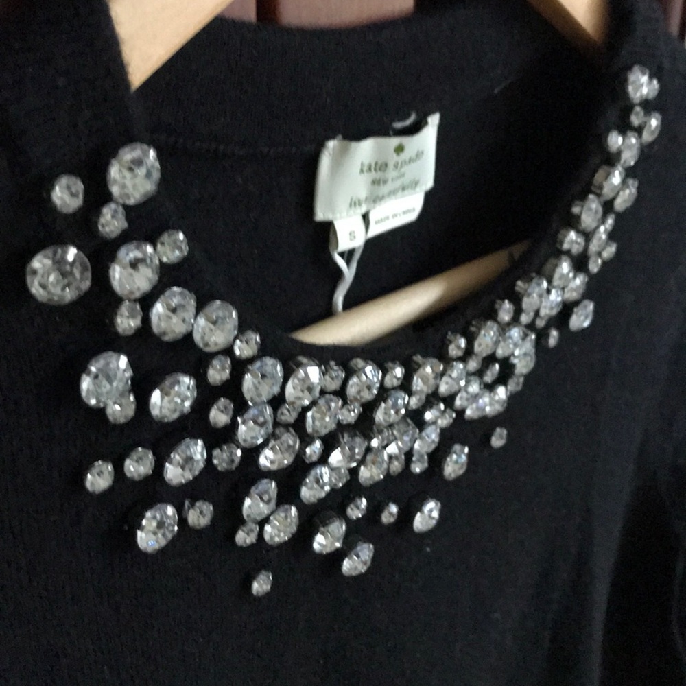NWT Kate spade embellished sweater - Picture 3 of 6